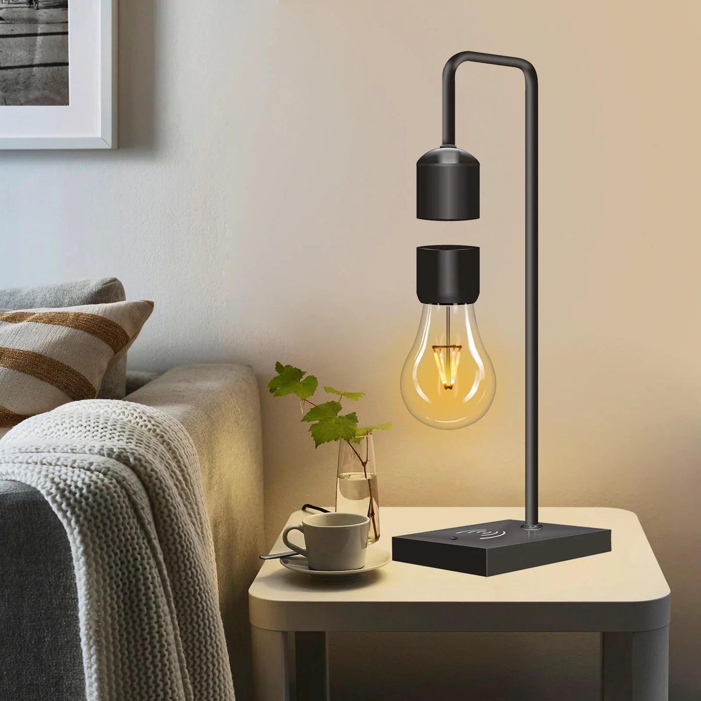 Previous Next Levitating Lamp (Wireless Charger)